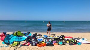 kitesurf debutant materiel